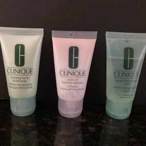 Clinique Foaming Sonic Facial Soap/Rinse Off Foaming Cleanser/Liquid Facial Soap